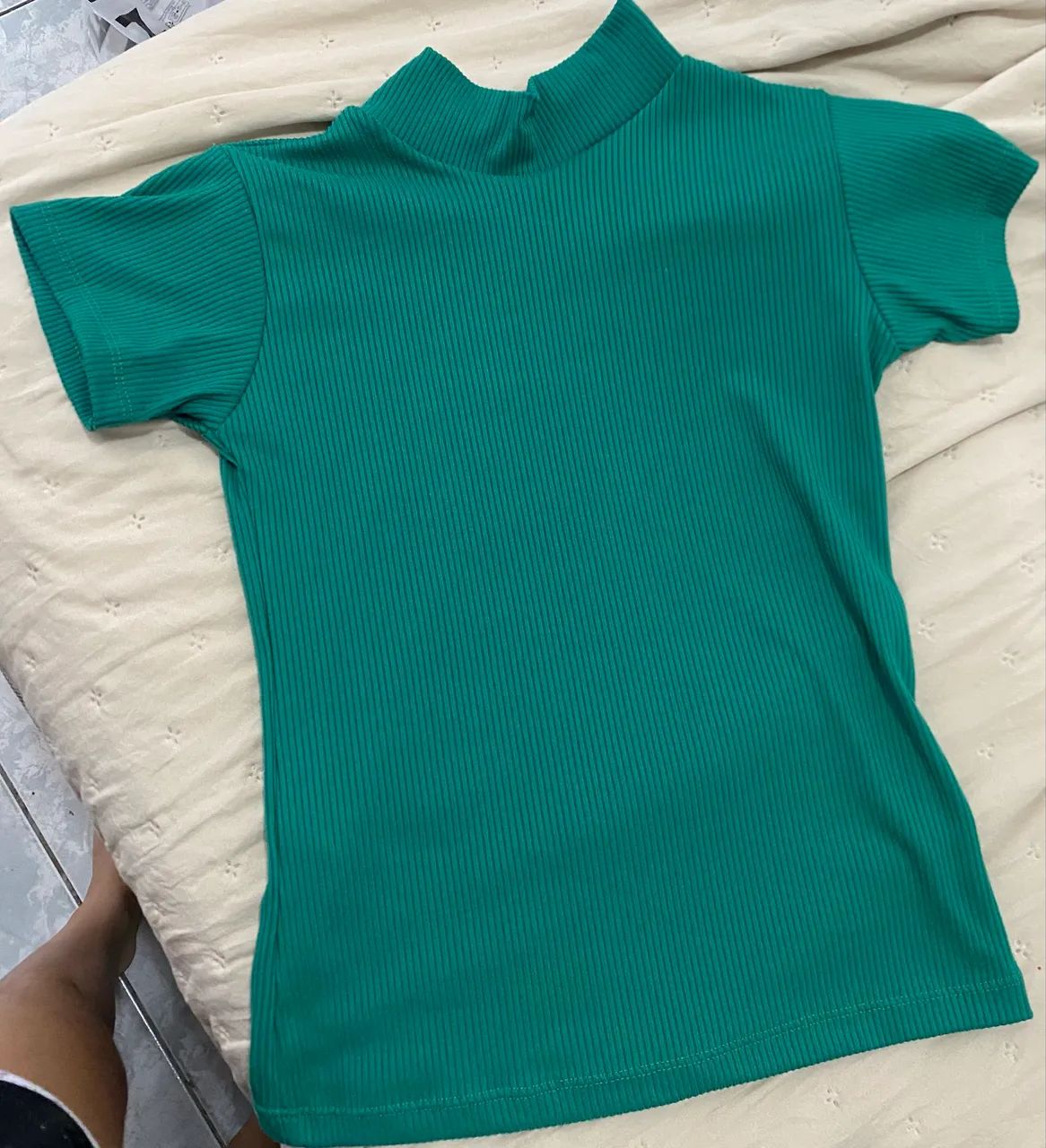 Blusa verde- Nova- Tamanho P