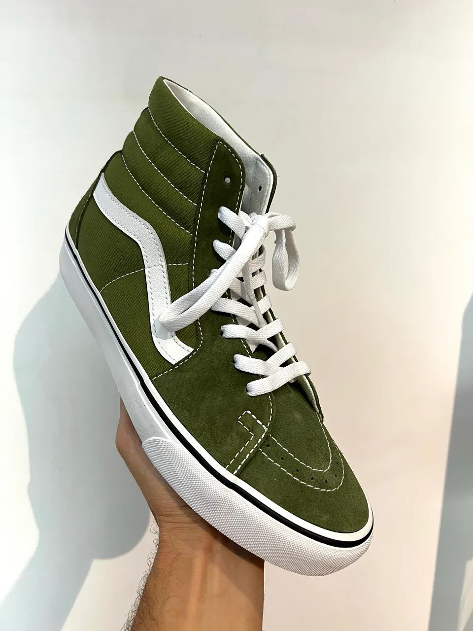 Tênis Vans Sk8 hi verde  - Foto 5