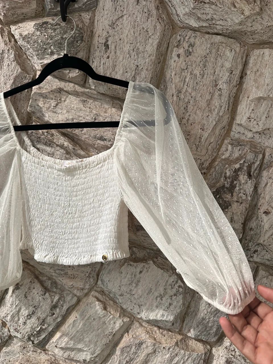 Cropped branco da Loja Liritty - Foto 3