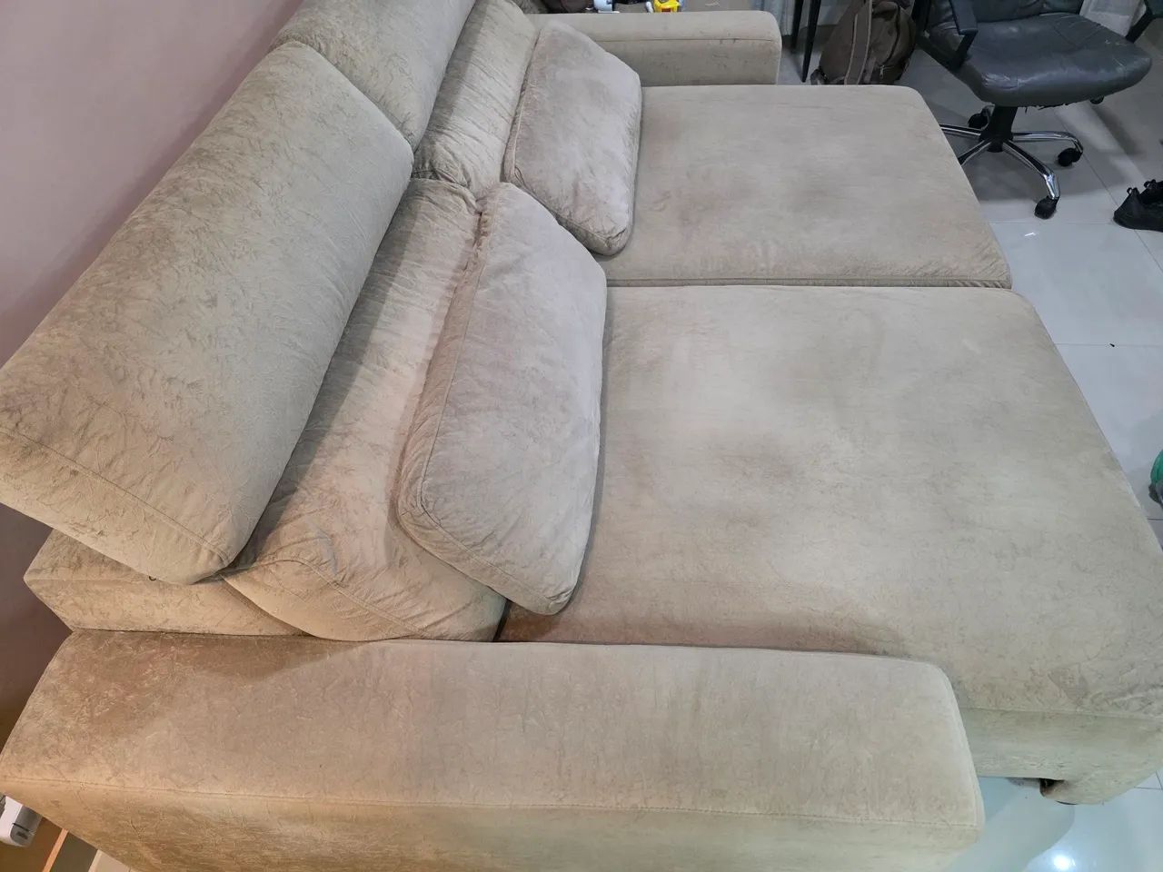 Sofá retratil reclinavel 2,40m  - Foto 2