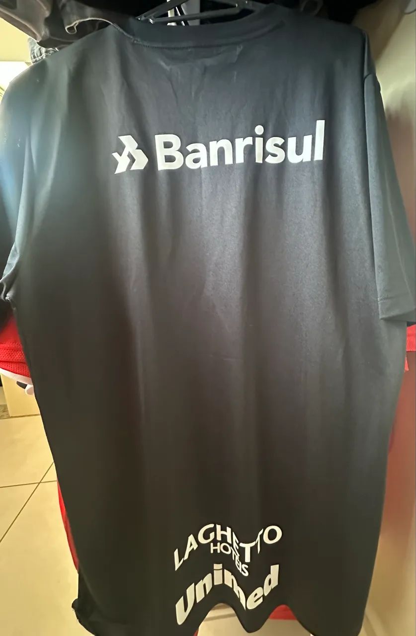 Camisa Internacional Nike 2019 preta G - Foto 3