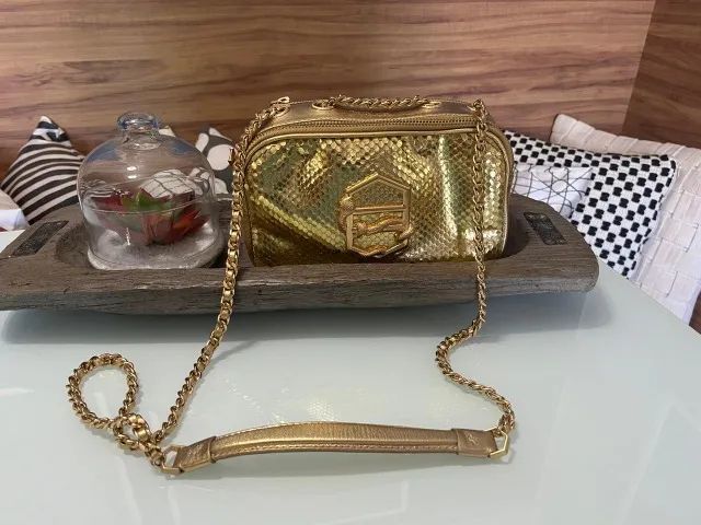 Bolsa dourada - Foto 2