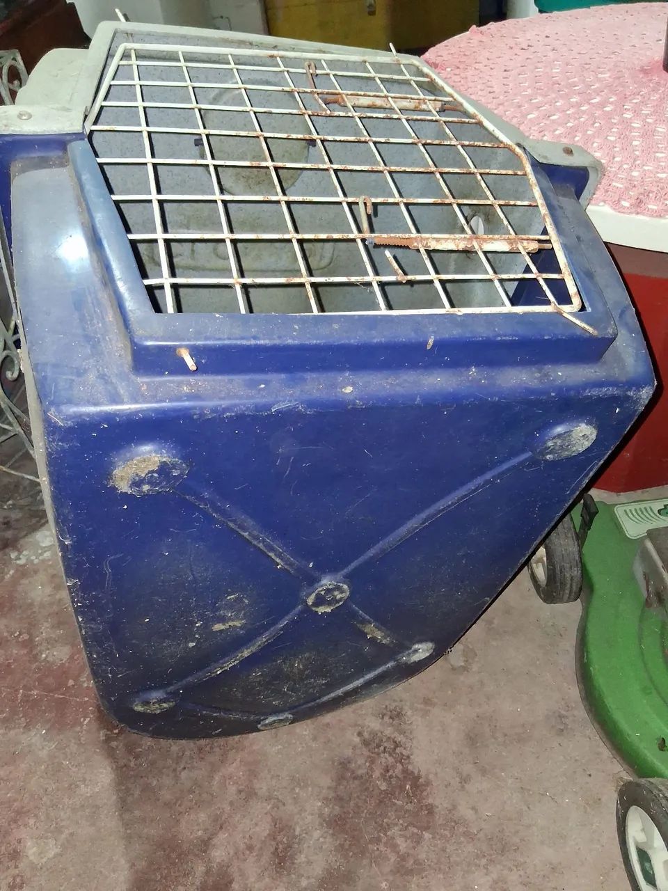 Caixa de transporte grande clonadi usada para cães porte grande  pitbull,  pastor ... - Foto 3