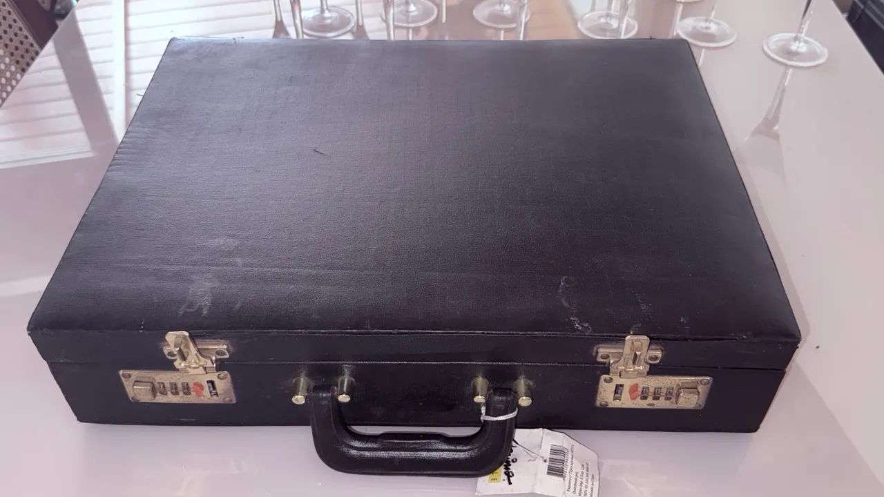 Document Case with Two Combination Locks, 44x33x10 cm