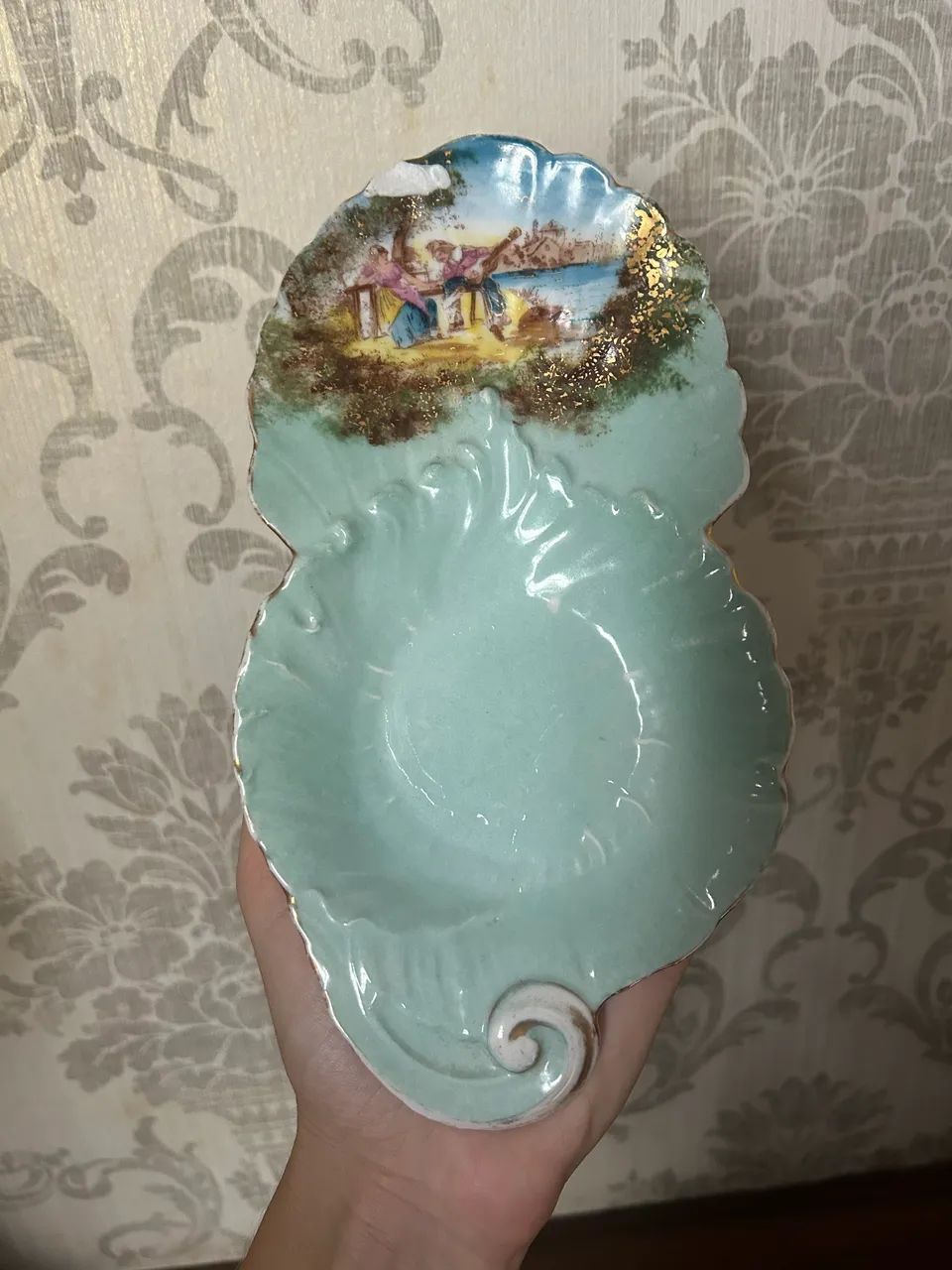 Porcelana Limoges Francesa antiga decorativa - Foto 5