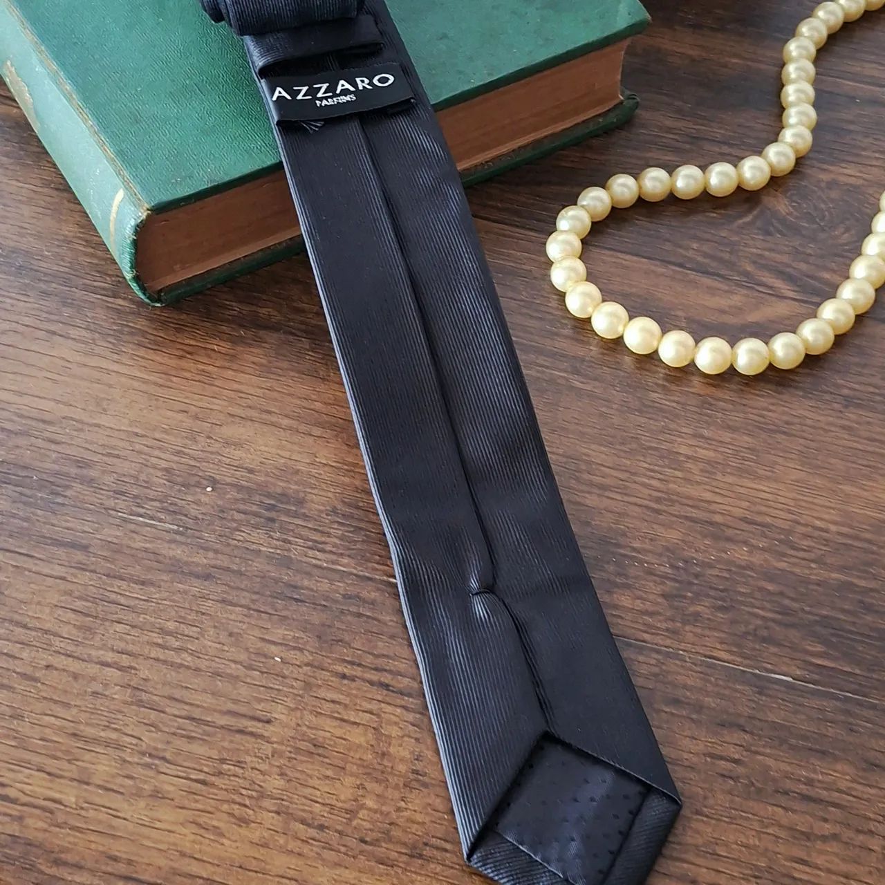 Gravata AZARRO Black Tie Slim com Case - Foto 3