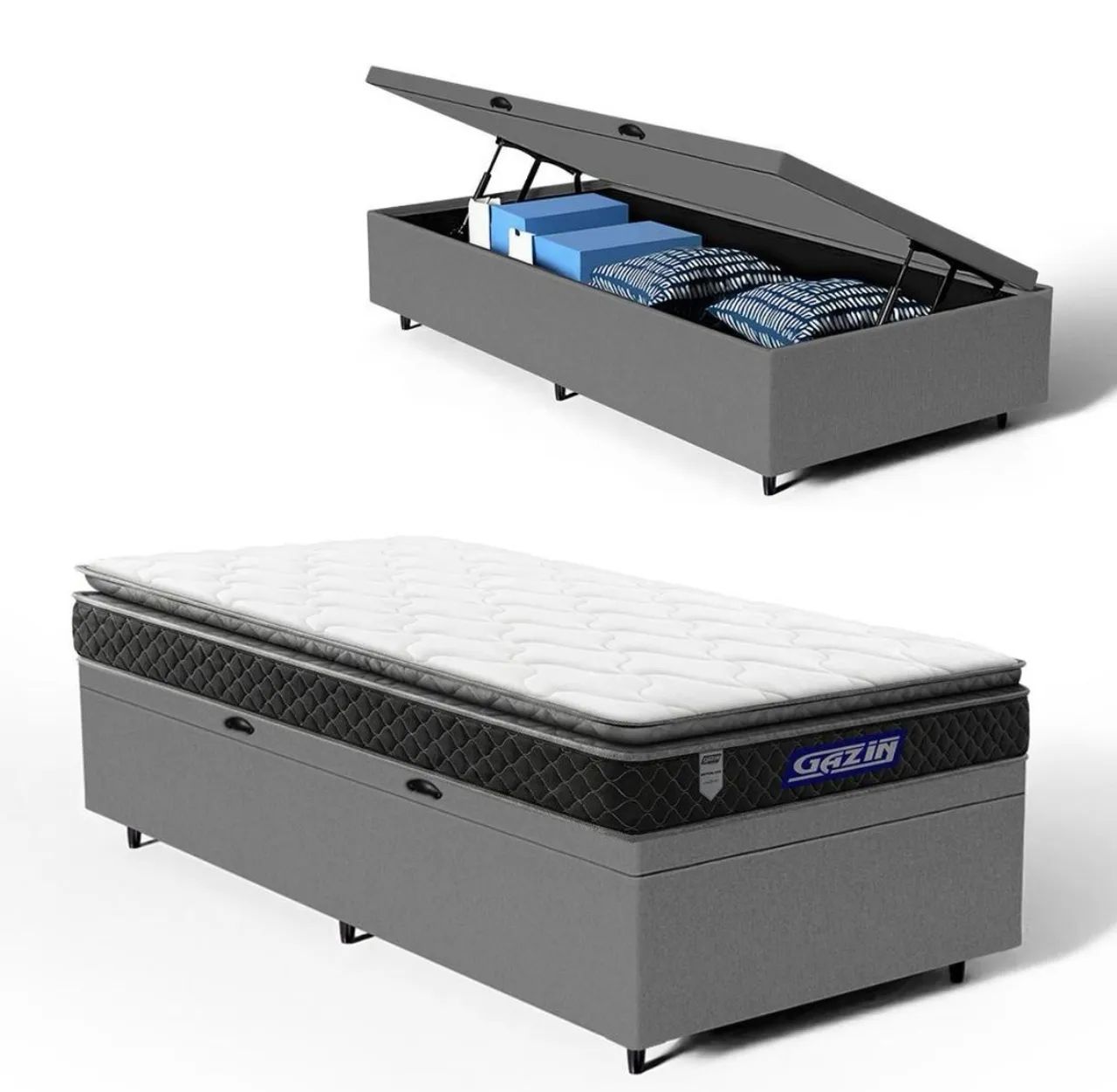 Cama de Solteiro Nova - Nunca Usada! - Foto 3