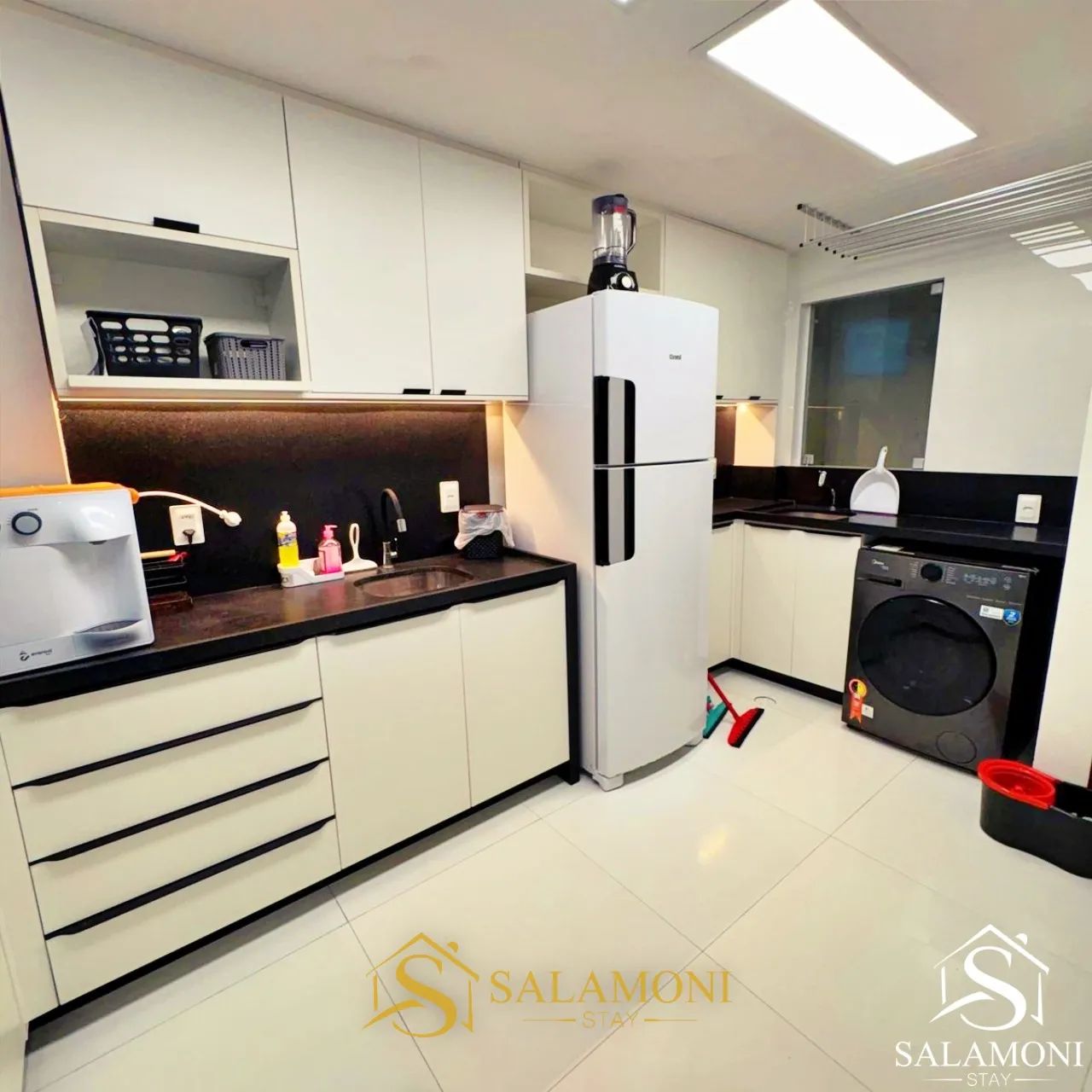Apartamento semi mobiliado beira mar