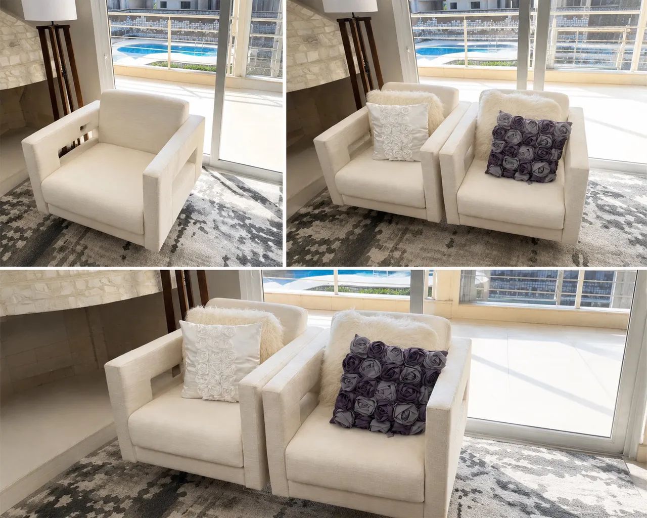 Par de Poltronas de Design Contemporâneo - Foto 2