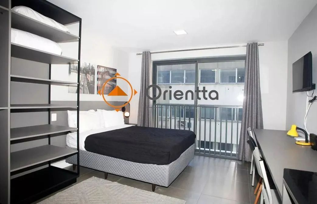 Studio para alugar com 38m², 1 quarto e sem vaga!