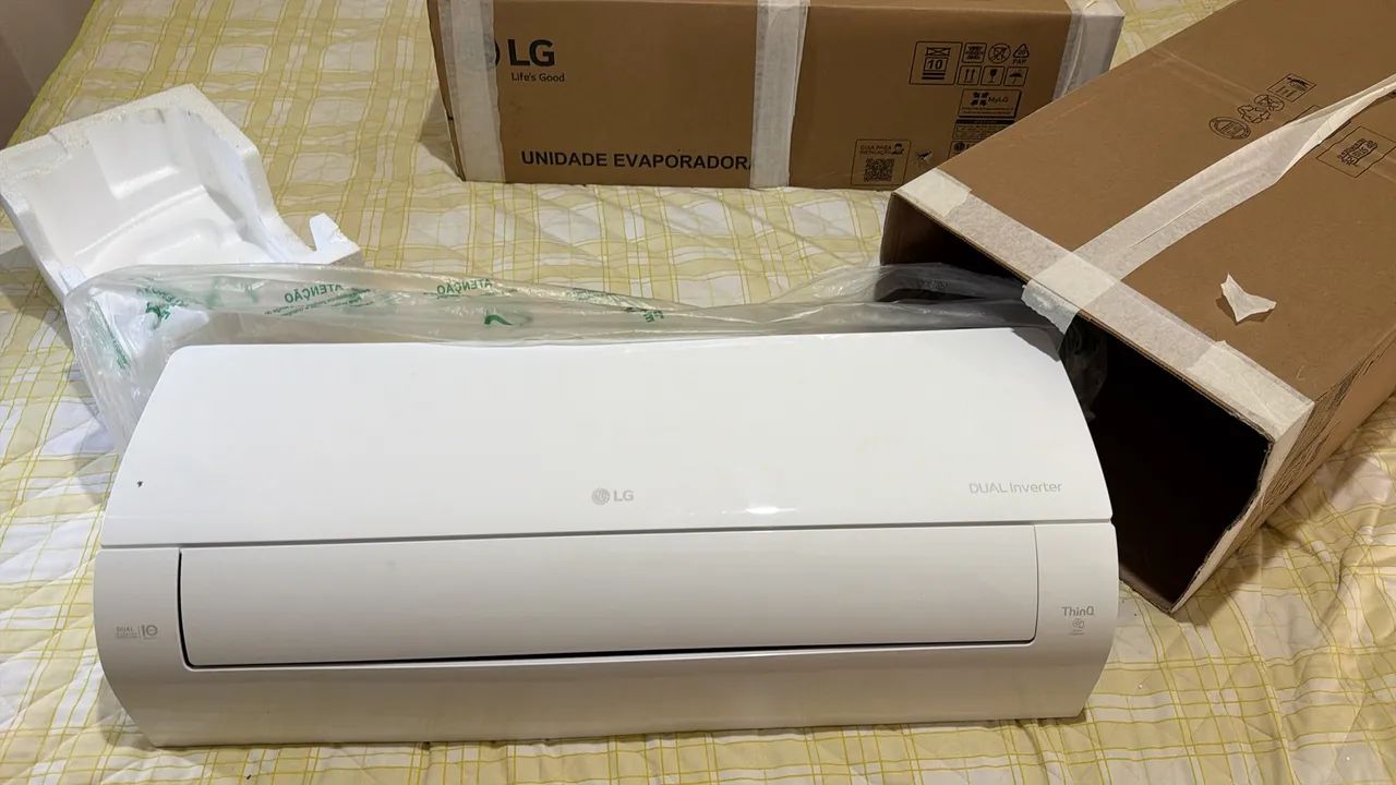 2 Ar Comdicionado Inverter LG Completos - Novíssimo - Foto 3
