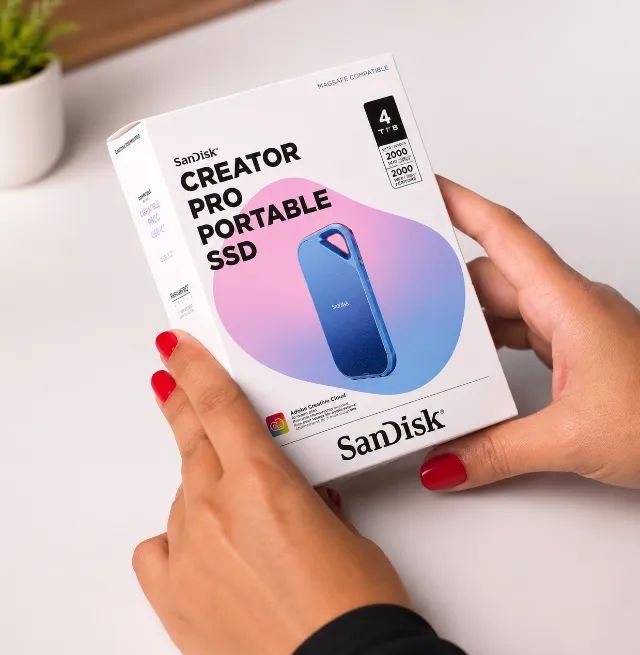 SSD Externo SanDisk Creator Pro 1TB USB-C 3.2 Azul