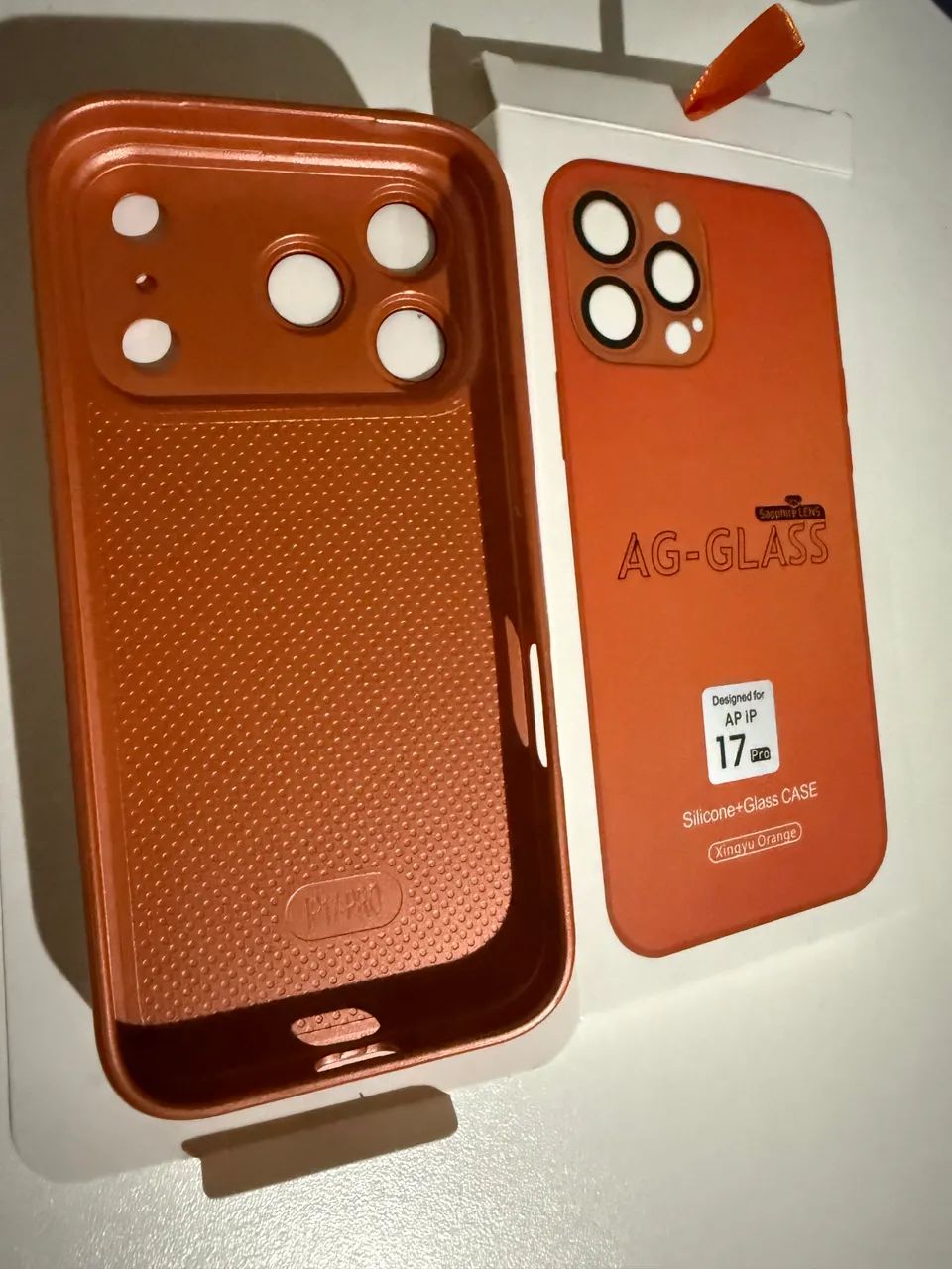 ? Capa para iPhone 17 Pro ? Cor: Laranja - Foto 3