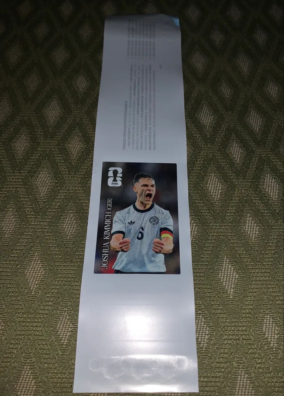 Figurinha Copa 2026 Joshua Kimmich no rótulo original Coca Cola - Foto 3