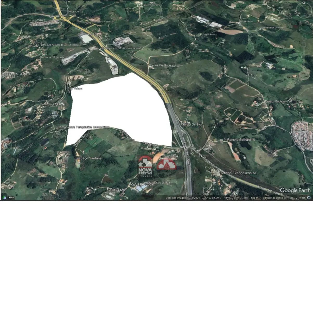 Terreno Área em Jacareí