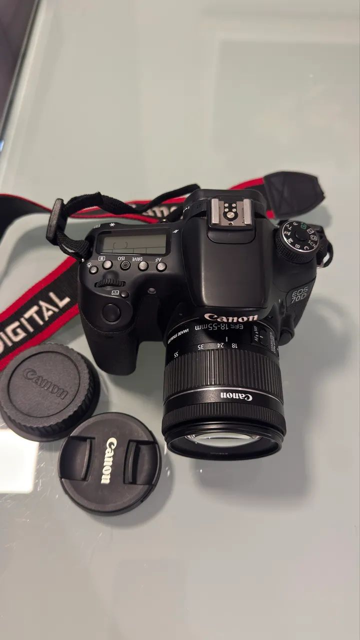 Nova! Camera Canon 70D + lente 18-55