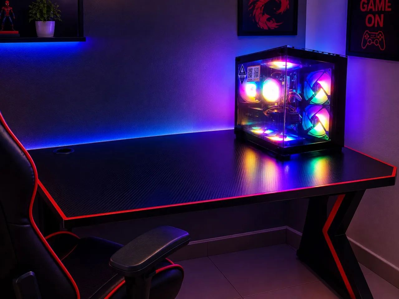 PC gamer Ryzen 7 com acessórios  - Foto 4