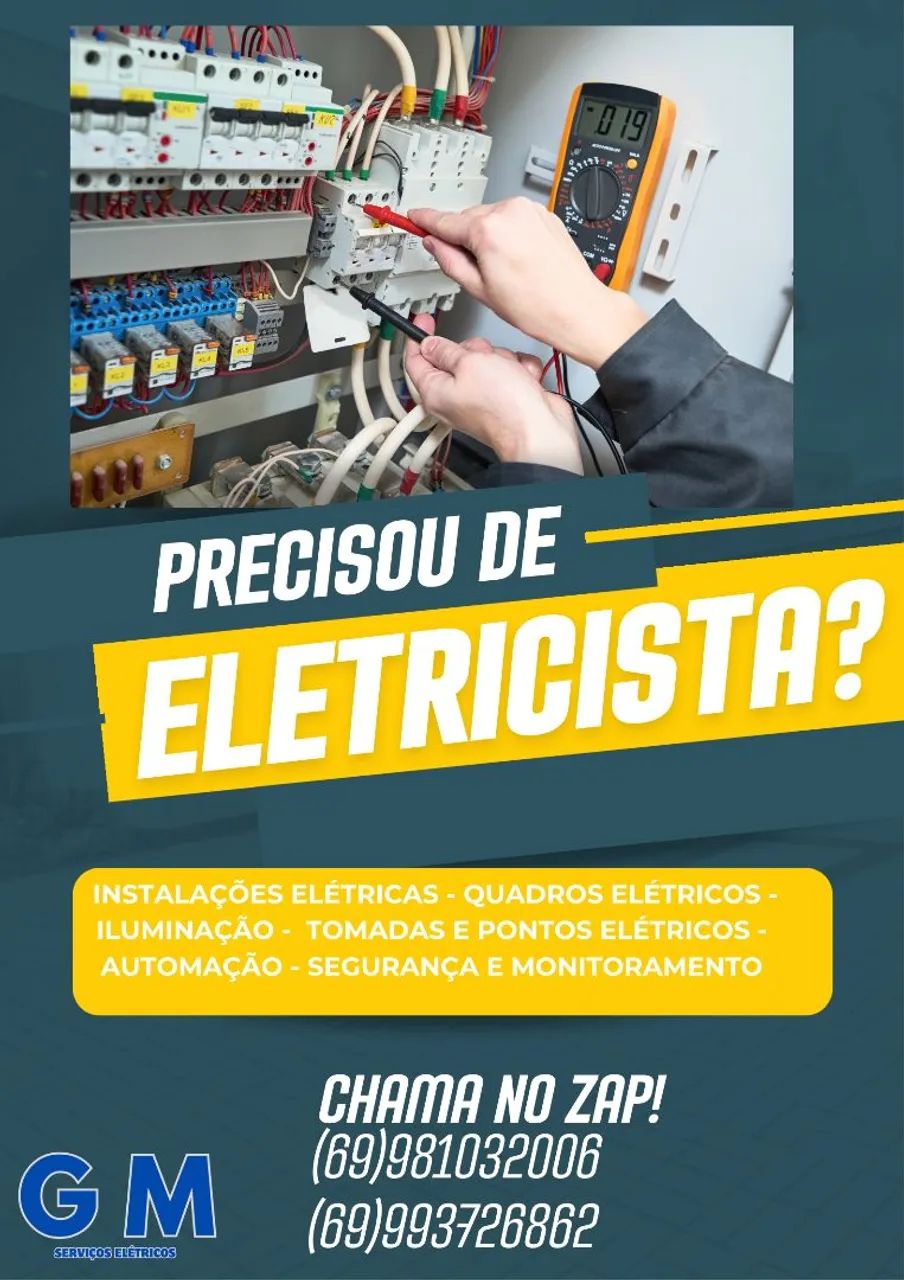 Precisou de eletricista 