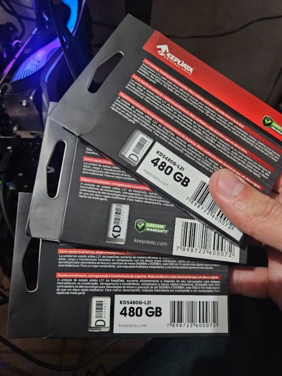 SSD Keepdata 480GB SATA III - NOVO LACRADO - Foto 2