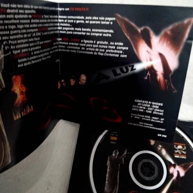  Raro do Rap  Cd GOG Das trevas a luz 1a prenssagem estado de zero c encarte - Foto 4