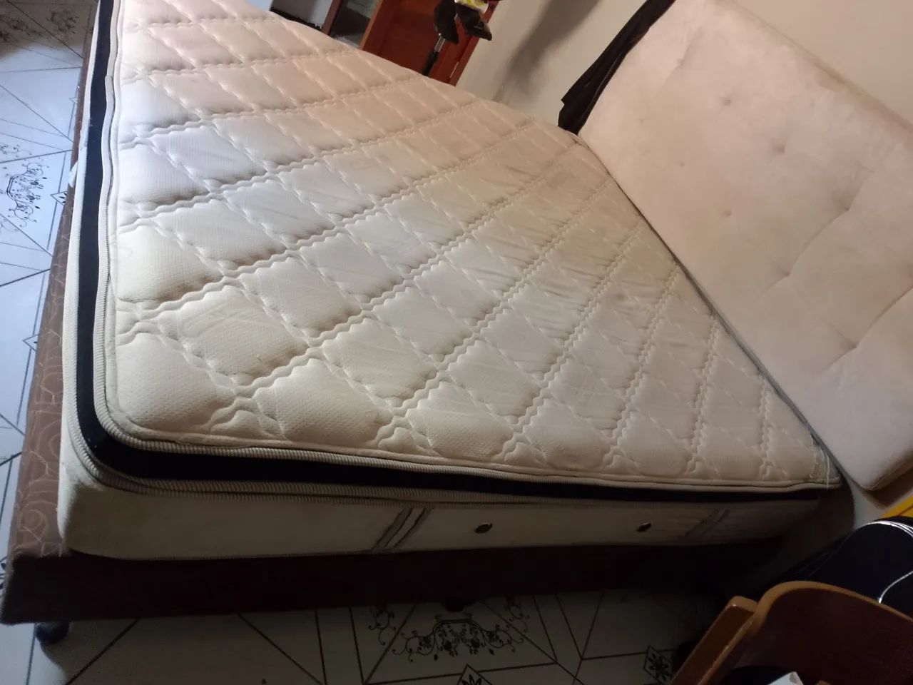 Cama super king Herval completa com cabeceira  - Foto 3
