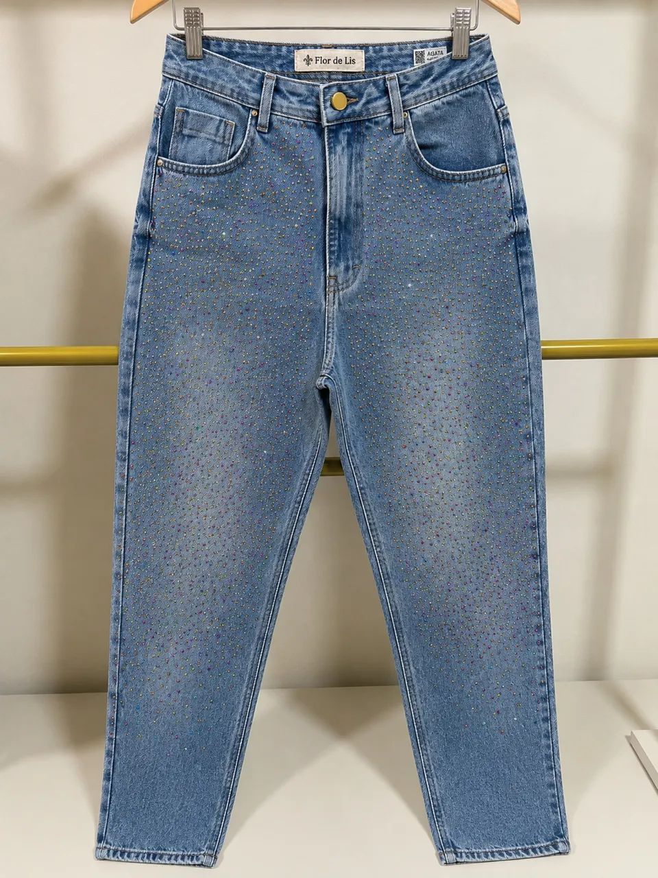 Calça 38 Flor de Lis Nova