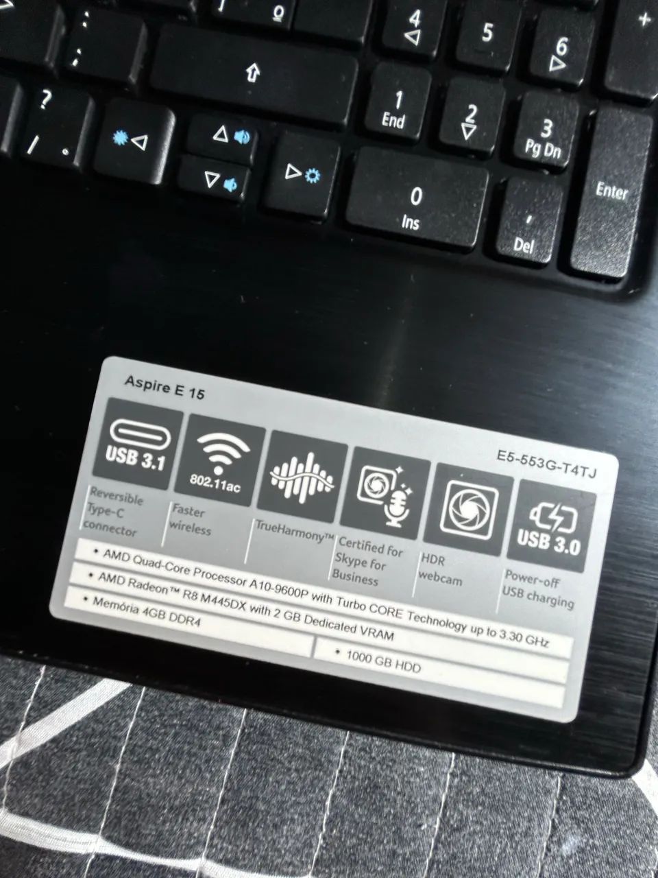 Notebook Acer E15 - Foto 3