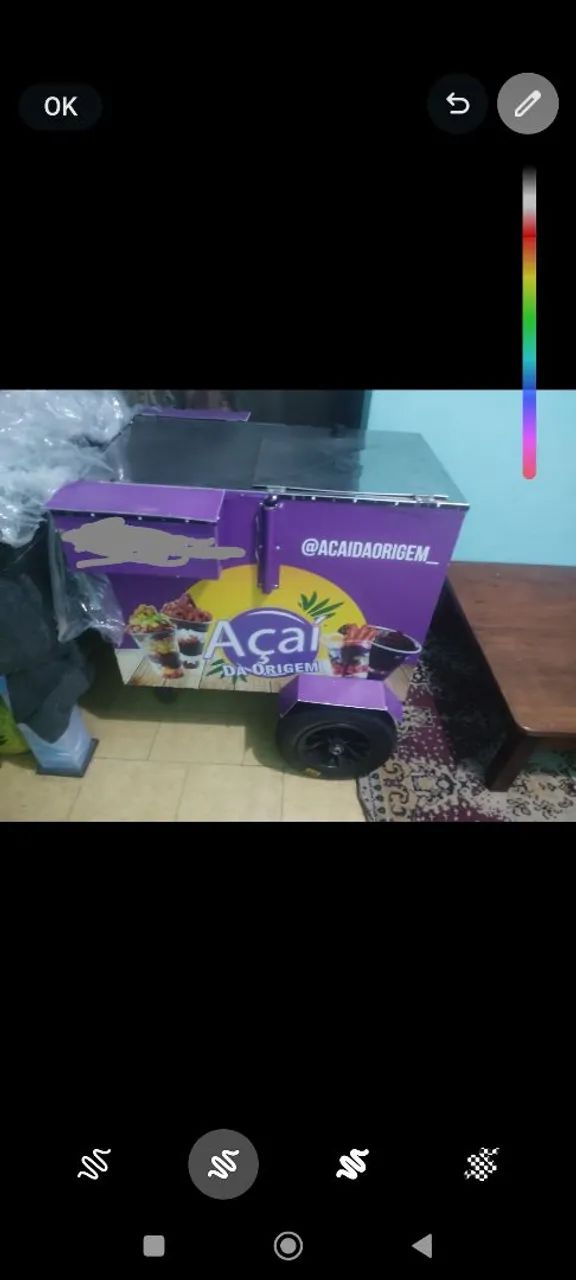 Carrinho de açaí *45 aceito cartão. - Foto 3