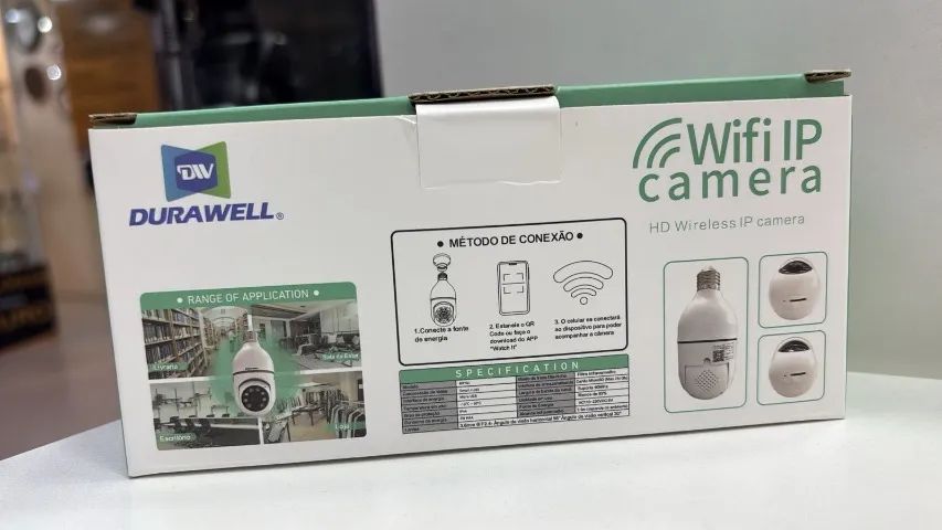 CAMERA LAMPADA DE IP DURAWELL - Foto 2