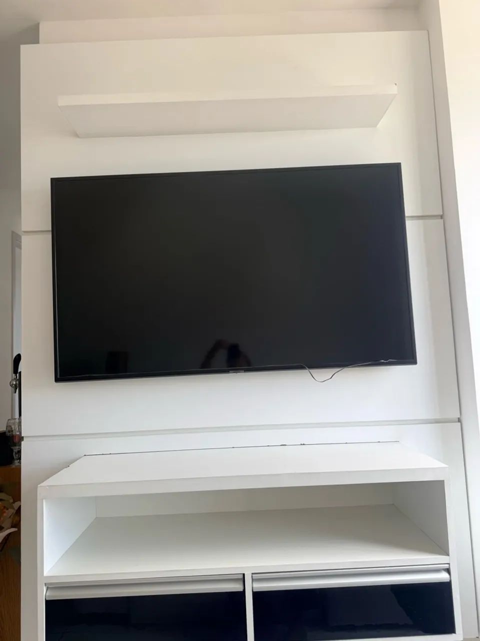 Painel de TV com rack