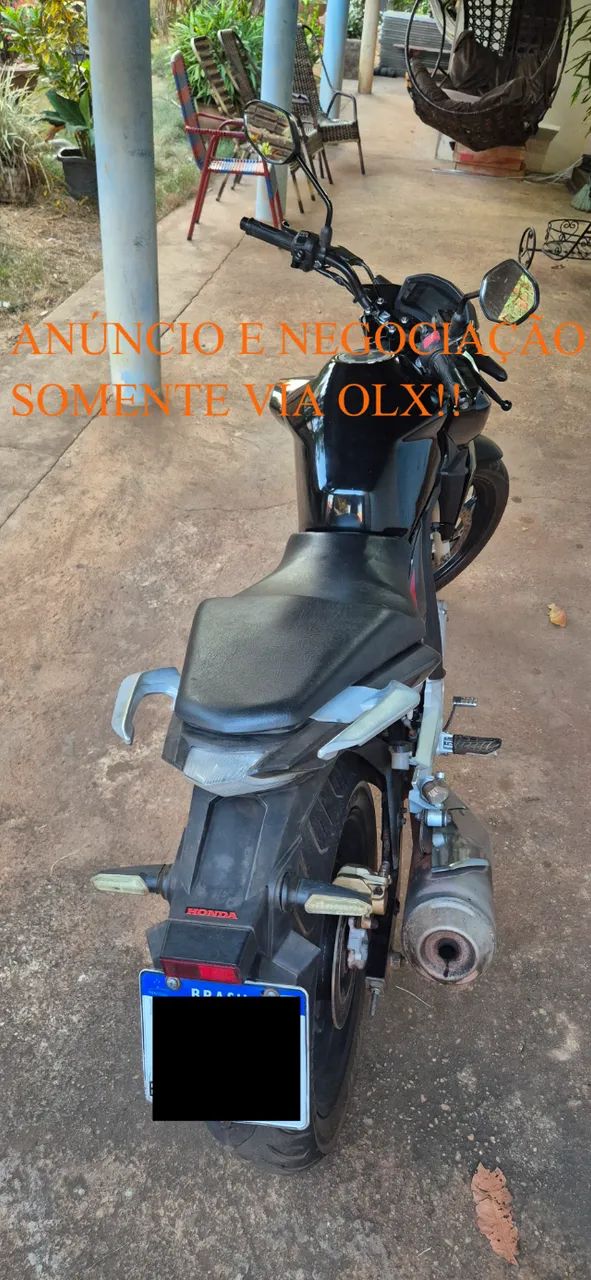 Vendo CB250F Twister2016 Flex Preta - Foto 3