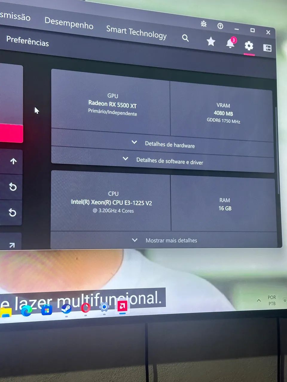 Pc - gamer Rx - 5500xt  - Foto 5