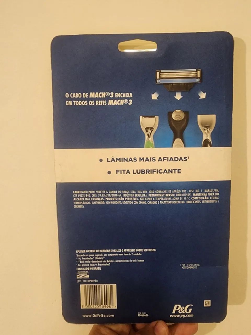 Refil Gillette mach 3 com 16 unidades - Foto 2