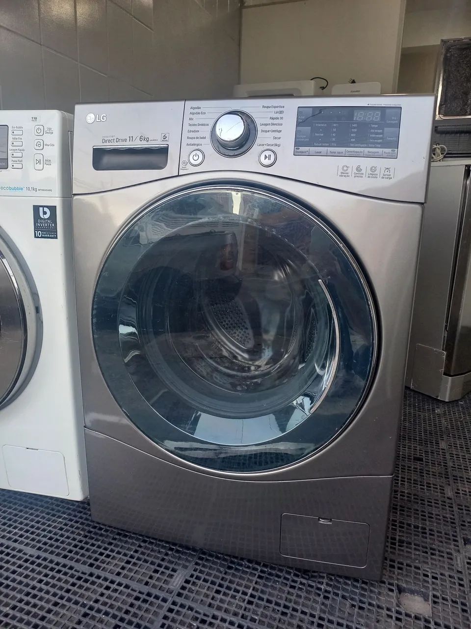 Lava e seca lg 11kilos inox