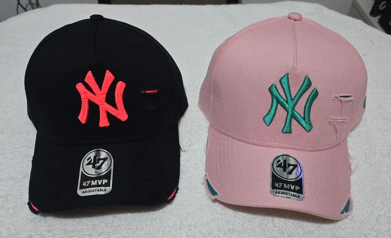 Bonés da New York estilo rasgadinho 