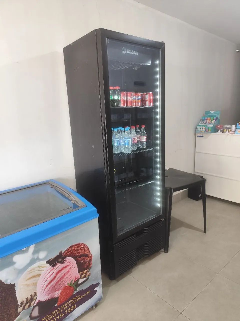Expositor Vertical Imbera 485 Litros Full Black VRS16 - Foto 2