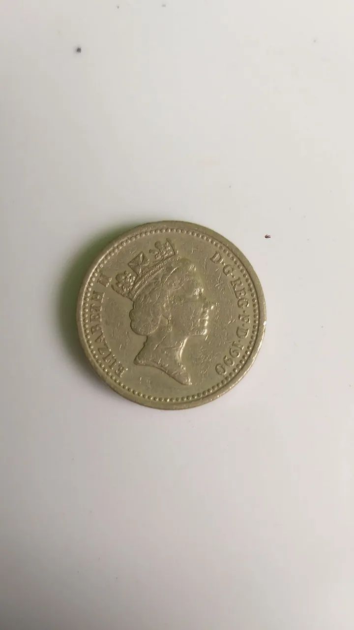 Moeda Uma Libra 1990 / One Pound