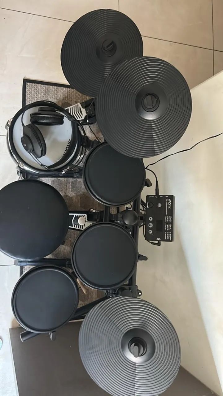 Bateria musical Aroma tdx 15s eletonic drum - Foto 2