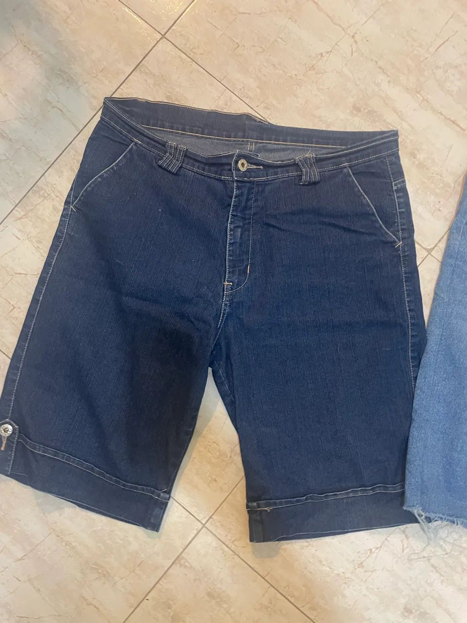 Bermuda jeans duas peças  - Foto 3