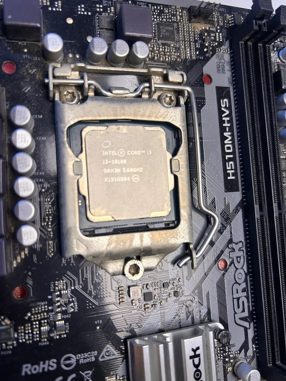 Kit processador i3 10100 + placa mãe ASROCK H510 - Foto 2