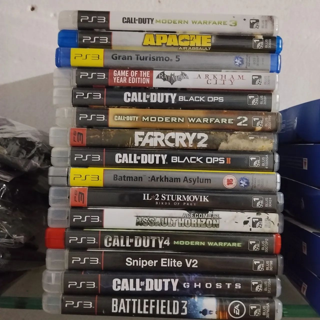 Lote PS3 - 15 Jogos (Unidade 50$)