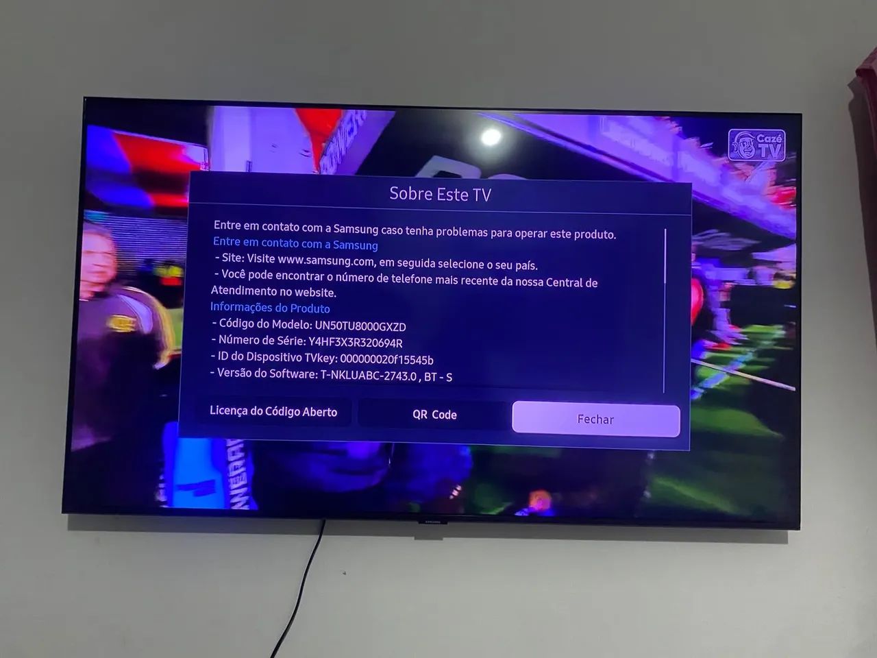 TV 50 pessoas smart