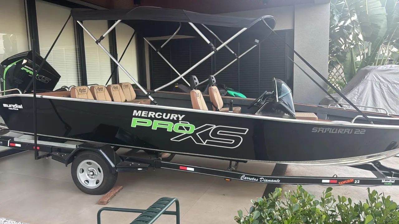 Lancha de pesca samurai 22 pés