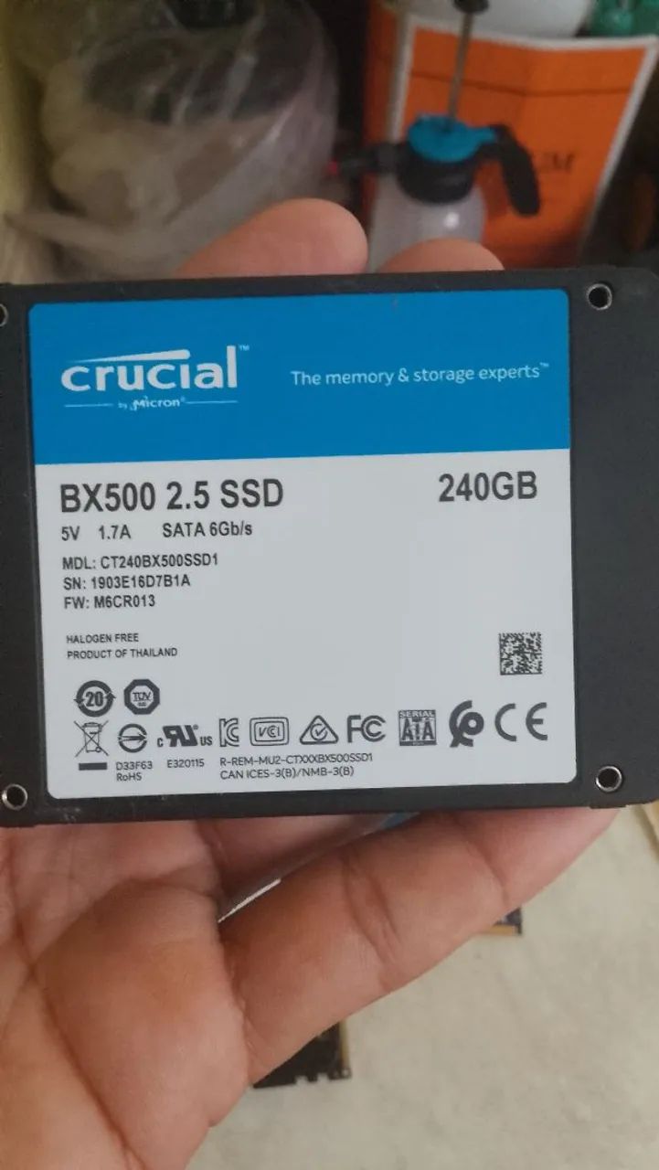 SSD 240gb crucial 