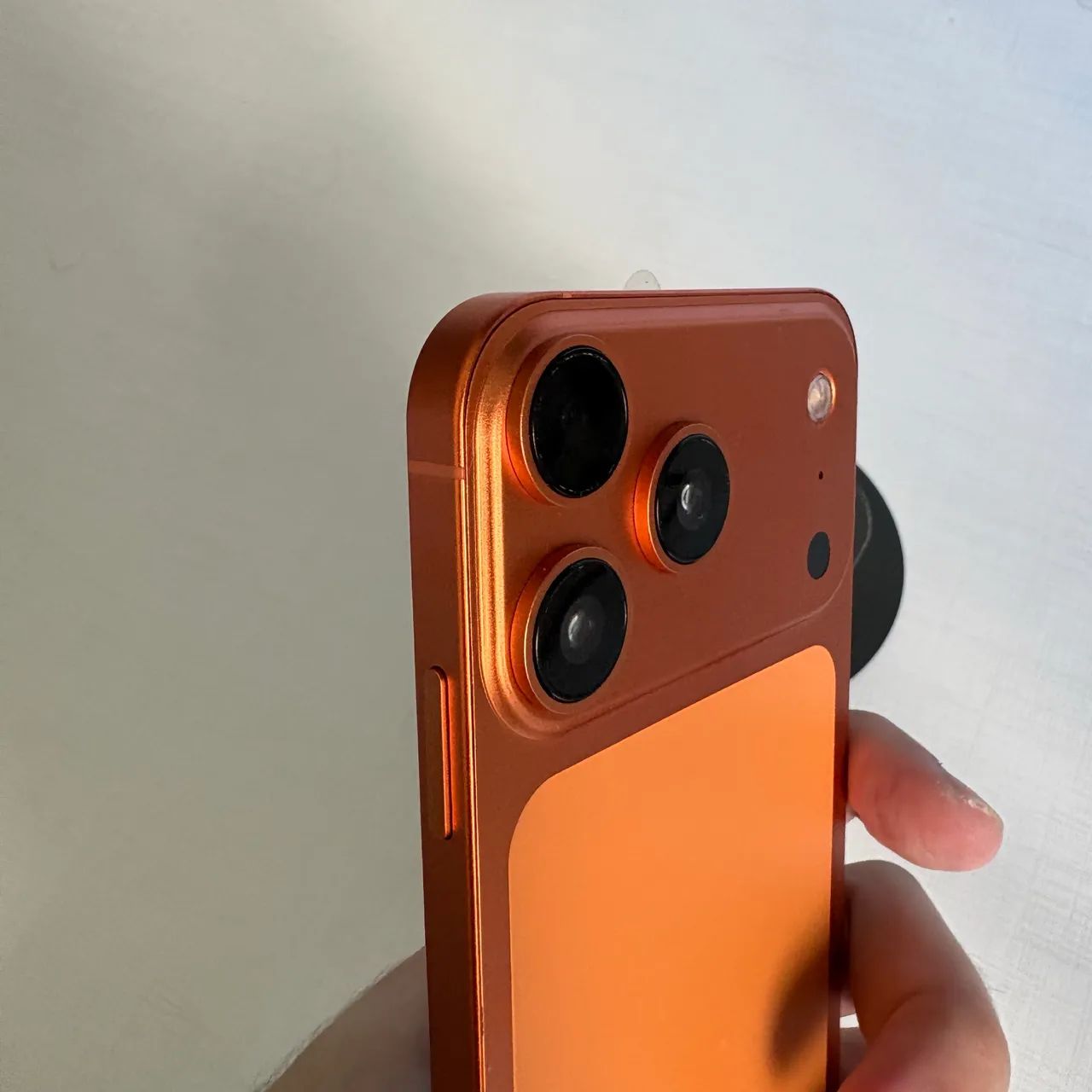 iphone xr 128gb estilo 17 pro laranja  - Foto 3