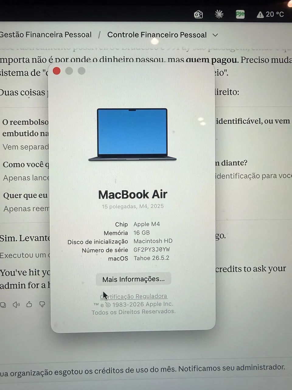 MacBook Air M4 15 polegadas - Foto 3