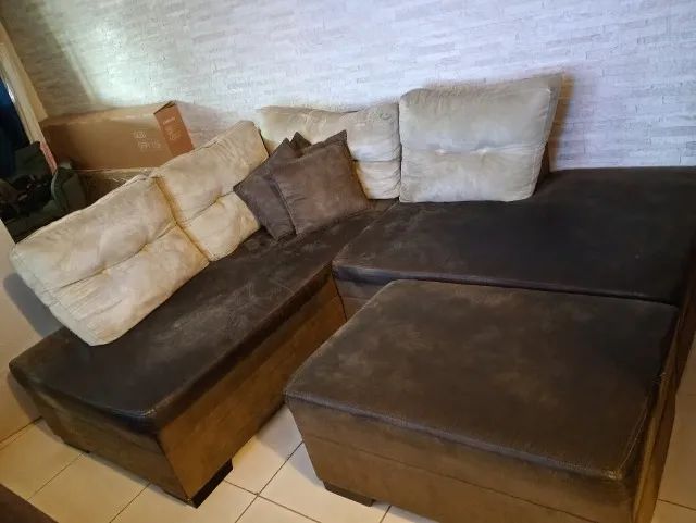 Sofá com puff  - Foto 3