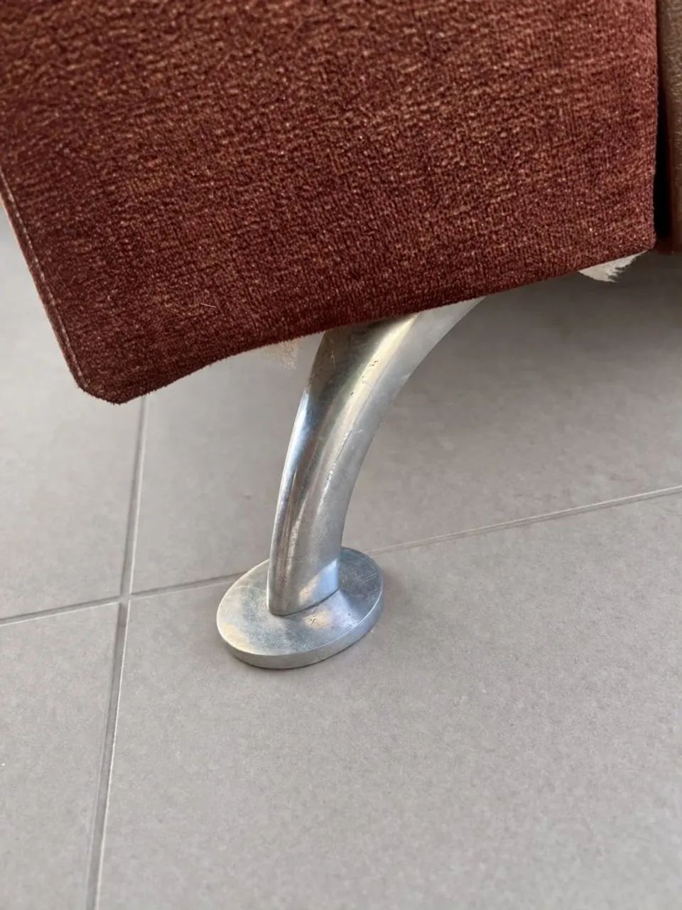 Sofá linho sintético marron  - Foto 3
