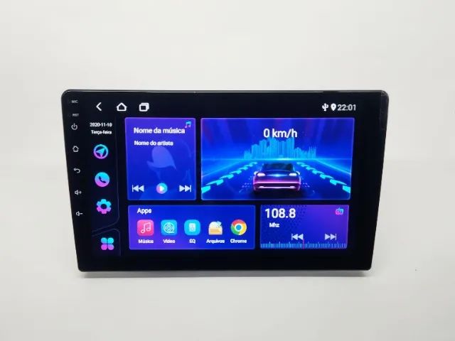 Multimídia Android 9 polegadas 2din GPS - Foto 3