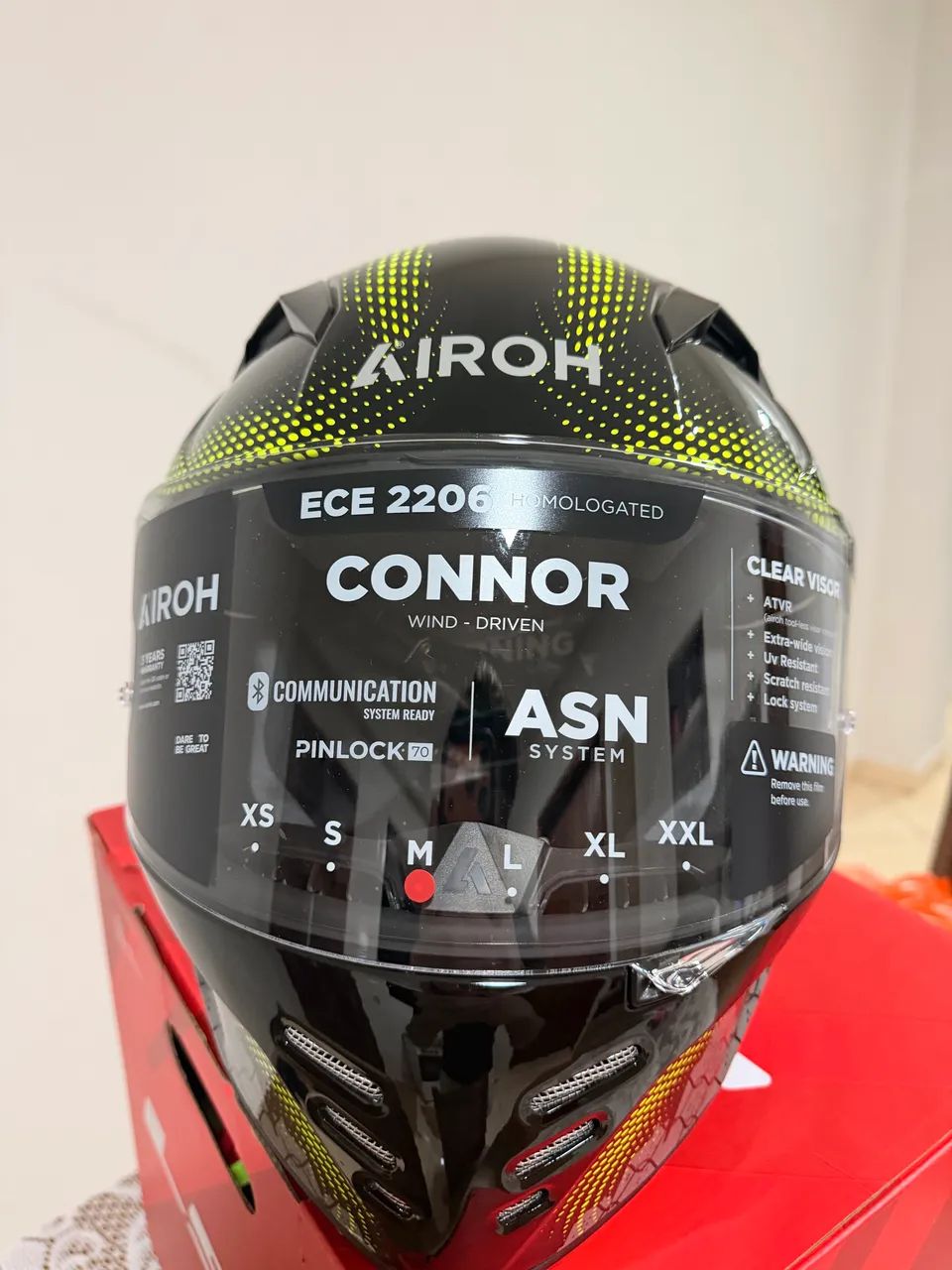 Capacete Airoh Connor (Lançamento ECE 2206) - Zero na Caixa!